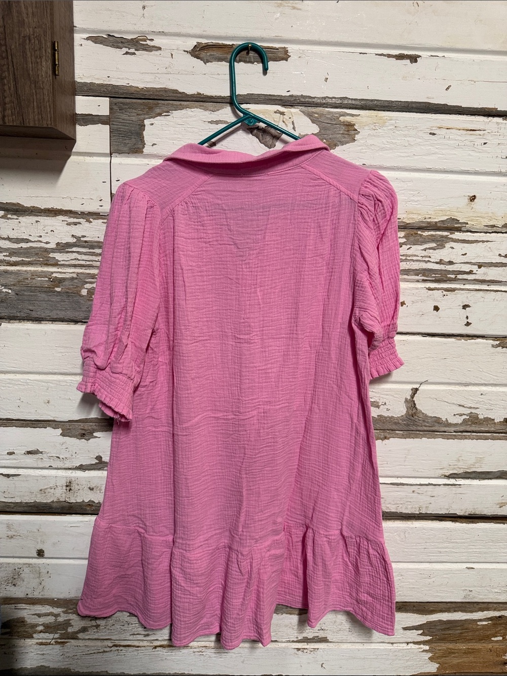 Umgee Pink Ruffle-Hem Mini Dress - Picture 6 of 8